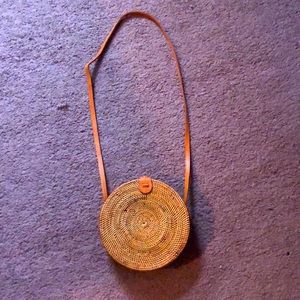 Womens Ratton circle crossbody bag brand new